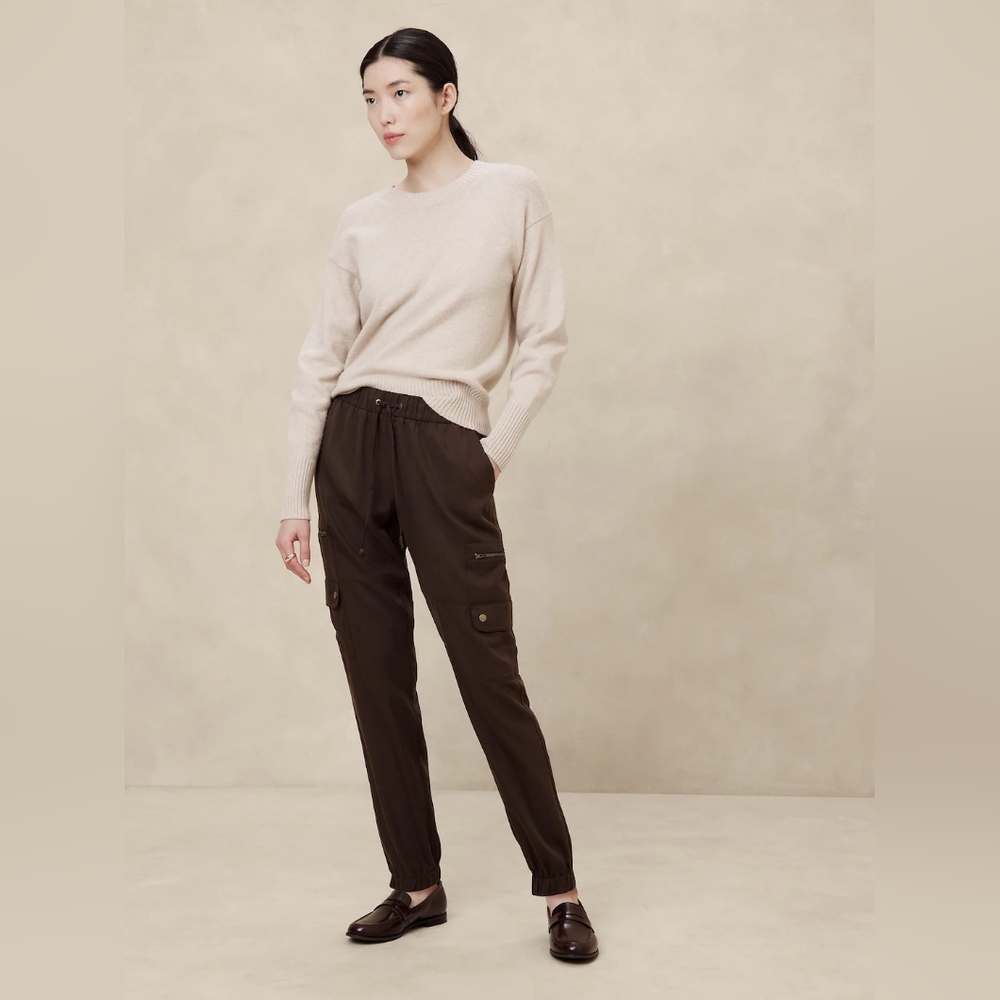 Banana Republic Brown Joggers Relaxed Fit Track Pants